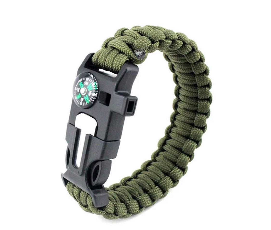 5 in 1 Paracord Survival Bracelet